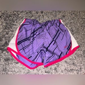 Purple Girls Nike Shorts. Girls L.